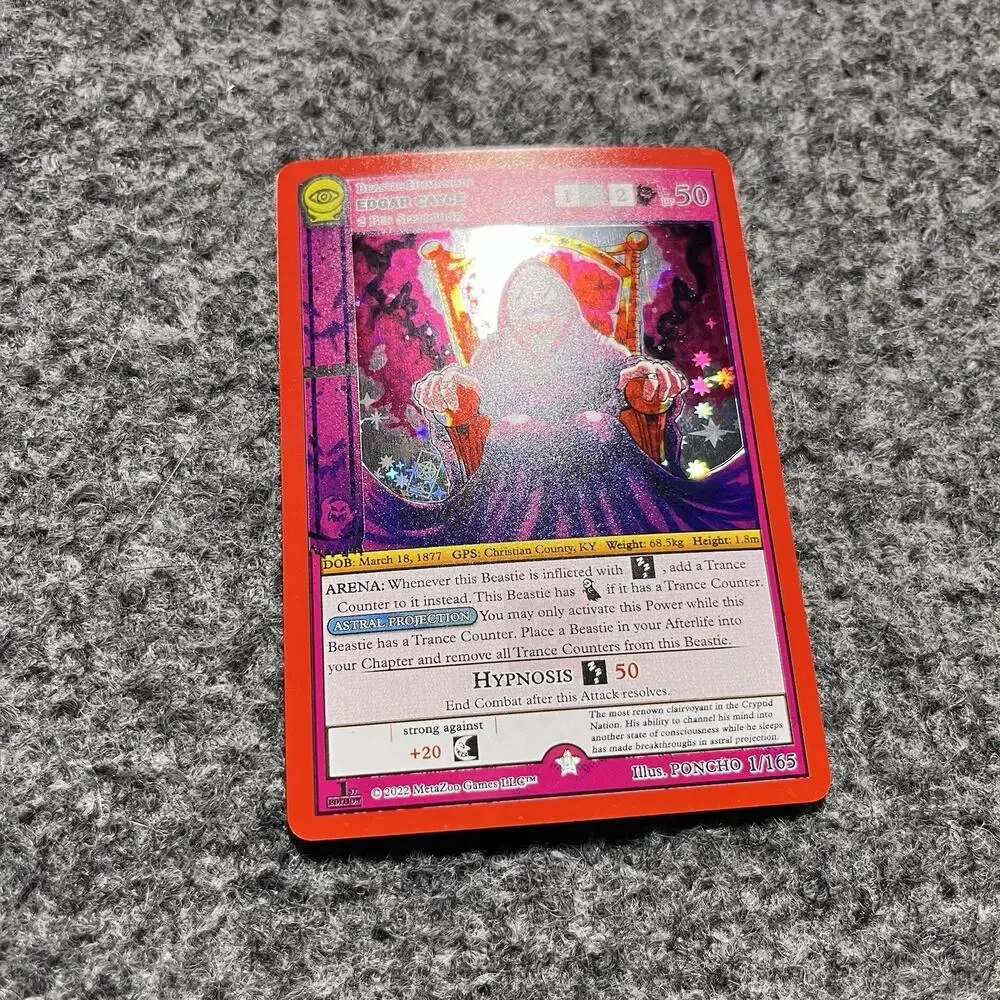 Edgar Cayce MetaZoo Seance 1/165 1st Edition Full Holo Card NM